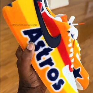 Nike Orange and Yellow Astros customs